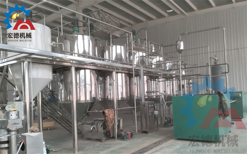 宏德精煉油設備客戶現(xiàn)場